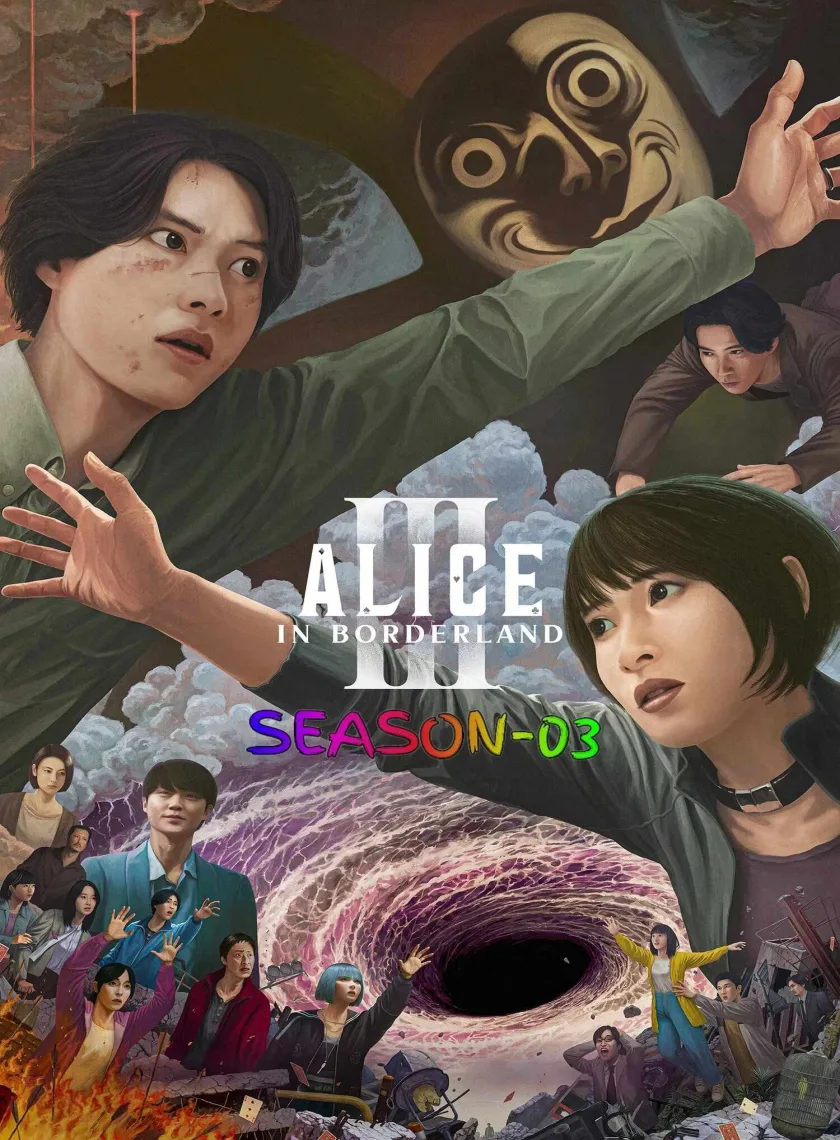 Alice in Borderland S03 (2025) (Hindi + English) Dual Audio Completed Web Series HEVC ESub