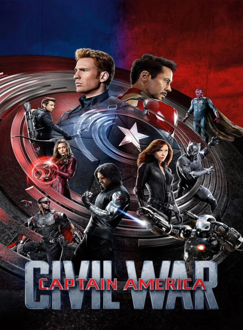 Captain America - Civil War (2016) (Hindi + English) Dual Audio MCU Hollywood Movie BluRay HD ESub