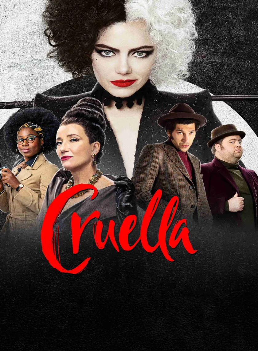 Cruella (2021) (Hindi + English) Dual Audio Hollywood Movie BluRay HD ESub