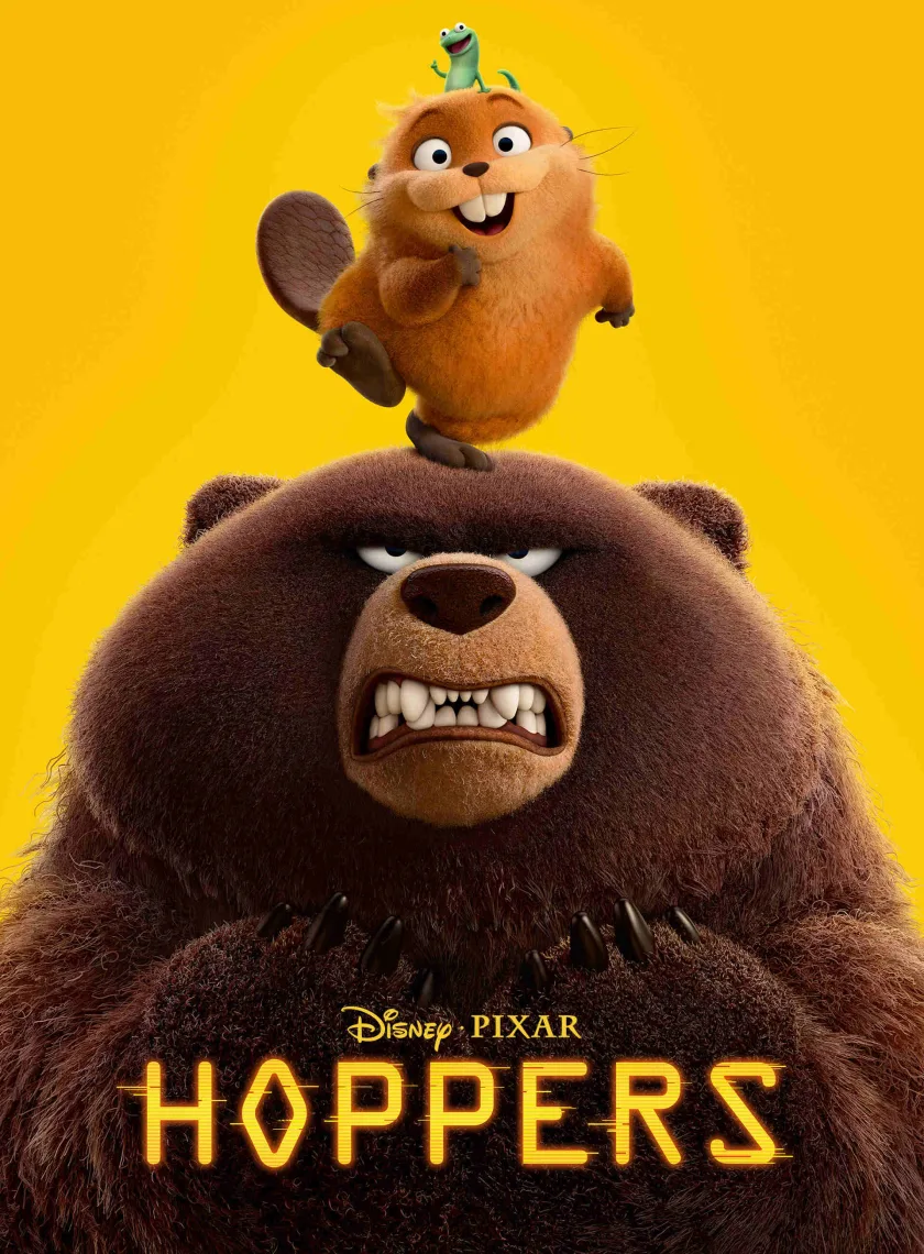 Hoppers (2026) (Hindi + English) Dual Audio Animation Movie BluRay HD ESub