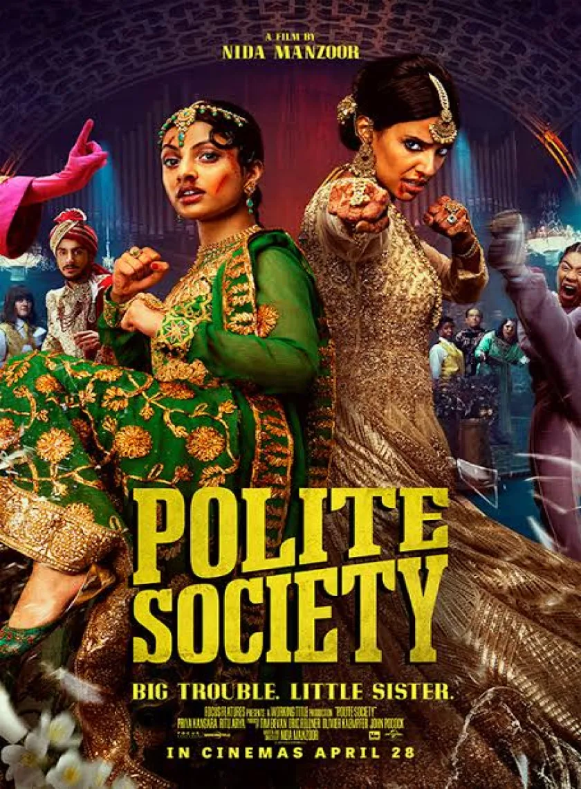 Polite Society (2023) {Hindi + English} Dual Audio Full Movie HD ESub