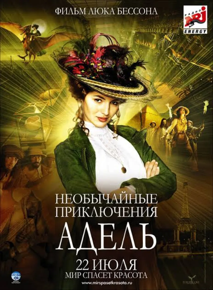 The Extraordinary Adventures of Adèle Blanc-Sec (2010) Hollywood (Hindi + Franch} Bluray Full Movie HD ESub
