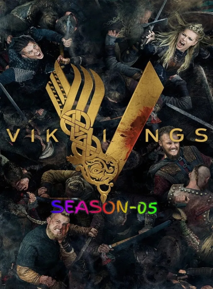 Vikings S05 (2017) (Hindi + English) Dual Audio Completed Web Series BluRay HEVC ESub