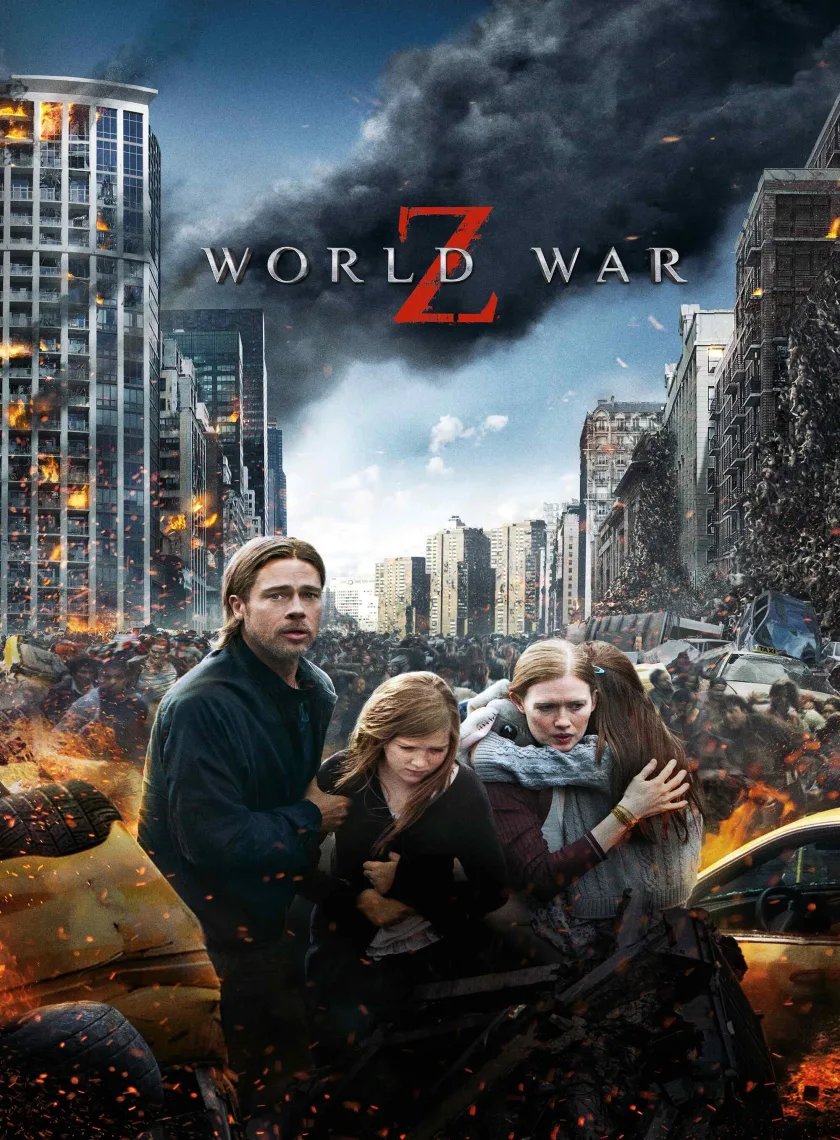 World War Z (2013) (Hindi + English) Dual Audio Hollywood Movie BluRay HD ESub
